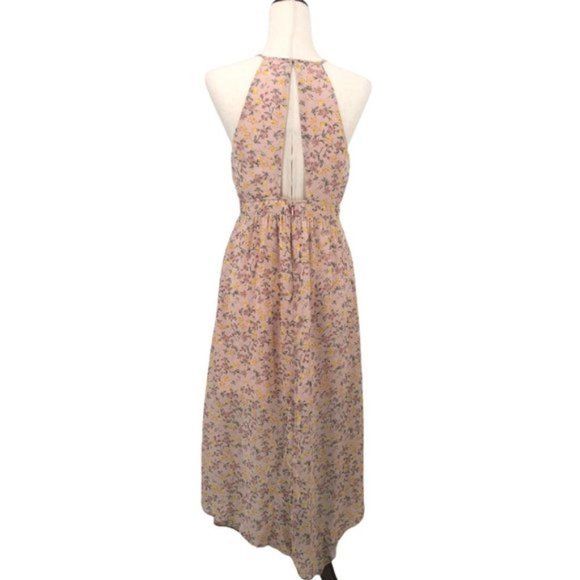 SOLD! BCBGeneration Floral Asymmetrical Midi Dress 6 - Picture 4 of 14
